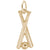 Ballandbat Charm in Yellow Gold Plated