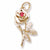 Rose charm in Yellow Gold Plated hide-image