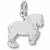 Clydesdale charm in Sterling Silver hide-image
