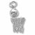 Hoop And Net charm in 14K White Gold hide-image