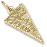 Class Of 2010 Charm in 10k Yellow Gold