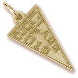 Class Of 2013 charm in Yellow Gold Plated hide-image