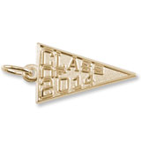 Class Of 2014 charm in Yellow Gold Plated hide-image