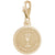Holy Communion Charm in Yellow Gold Plated