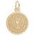 Holy Communion Charm In Yellow Gold