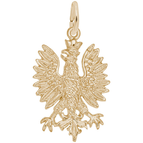 Phoenix Charm in Yellow Gold Plated