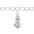 Snowman Charm and Bracelet Set in Sterling Silver