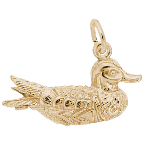 Duck Charm in Yellow Gold Plated