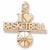 Basketball Charm in 10k Yellow Gold hide-image