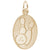 Bowling Charm in Yellow Gold Plated