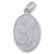 Bowling charm in 14K White Gold hide-image