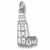 Montauk, Ny Lighthouse charm in Sterling Silver hide-image