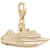 Cruise Ship Charm in Yellow Gold Plated