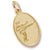 Martial Arts Charm in 10k Yellow Gold hide-image