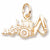 Back Hoe Charm in 10k Yellow Gold hide-image