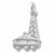 Sanibel Lighthouse, Fl charm in 14K White Gold hide-image