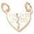 Forever Lovers Charm in 10k Yellow Gold hide-image