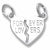 Forever Lovers charm in 14K White Gold hide-image