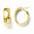 14k Yellow Gold Polished Hoop Earrings