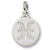 Pisces charm in 14K White Gold hide-image