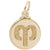Aries Charm in Yellow Gold Plated