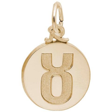 Taurus Charm in Yellow Gold Plated