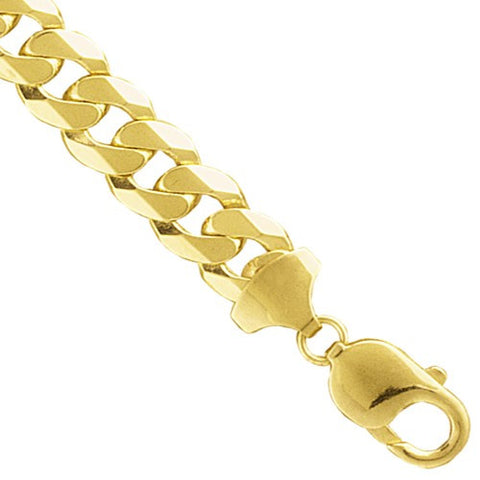 14K Yellow Gold Valu-Plus Bev Curb Bracelet