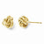 14k Yellow Gold Polished Post Earrings