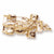 Indy Car charm in Yellow Gold Plated hide-image
