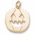 Jack O Lantern charm in Yellow Gold Plated hide-image