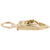 Speedboat Charm in Yellow Gold Plated