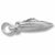Speedboat charm in Sterling Silver hide-image
