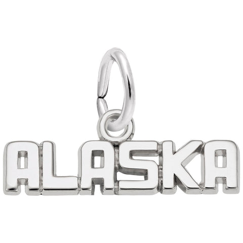 Alaska Charm In 14K White Gold