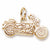 Motorcycle Charm in 10k Yellow Gold hide-image