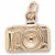 Camera Charm in 10k Yellow Gold hide-image