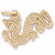 Dragon Charm in 10k Yellow Gold hide-image