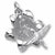 Hibiscus charm in Sterling Silver hide-image