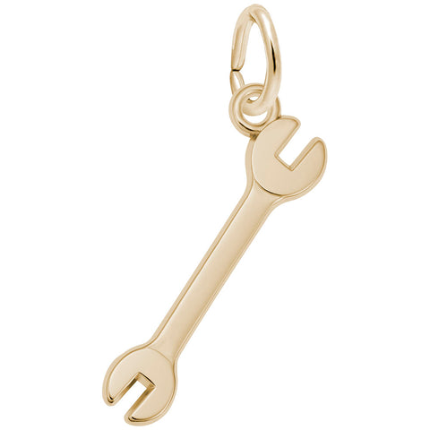 Wrench Charm in Yellow Gold Plated