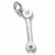 Wrench charm in Sterling Silver hide-image