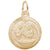 Baptism Charm in Yellow Gold Plated
