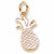 Pineapple charm in Yellow Gold Plated hide-image