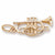Cornet charm in Yellow Gold Plated hide-image