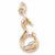 Tuba charm in Yellow Gold Plated hide-image