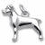 Rottwieler charm in Sterling Silver hide-image