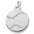 Baseball charm in Sterling Silver hide-image