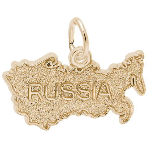Russia Charm In Yellow Gold