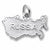 Russia charm in 14K White Gold hide-image