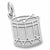 Drum charm in 14K White Gold hide-image