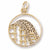 Roller Coaster Charm in 10k Yellow Gold hide-image