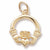 Claddagh charm in Yellow Gold Plated hide-image